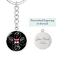 Mom Sign Language Keychain