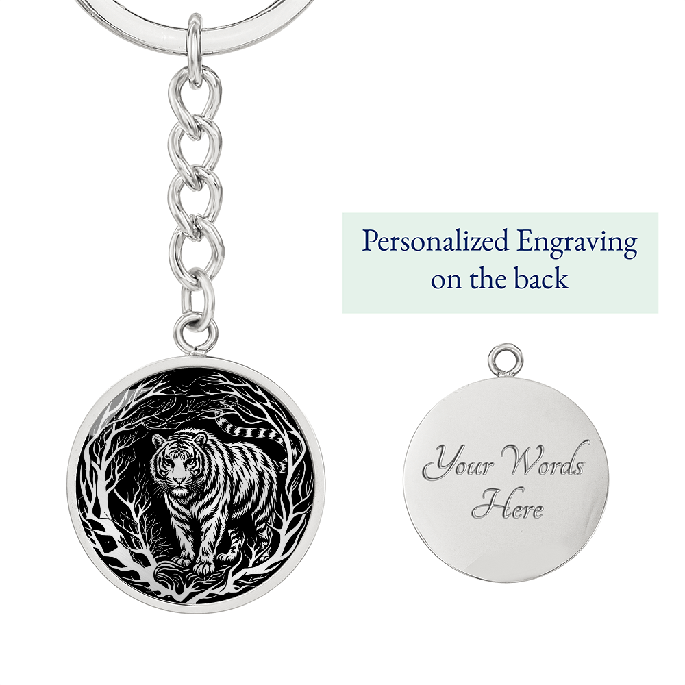 Tiger Keychain - Forest Charm Pendant Jewelry