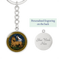 Horse and Horse Keychain - Couples Chinese Zodiac Animal Pendant Jewelry