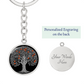 Orange Tree Keychain - Symbolic Charm Pendant Jewelry