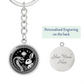 Snake & Rabbit Keychain - Couples Chinese Zodiac Pendant Jewelry