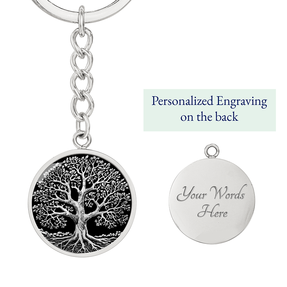 Oak Tree Keychain