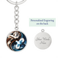 Dove Keychain