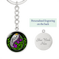 Easter Egg Keychain Purple