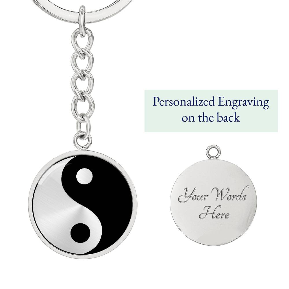 Yin Yang Keychain