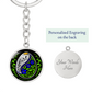 Easter Egg Keychain Blue