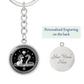 Snake & Horse Keychain - Couples Chinese Zodiac Animal Jewelry