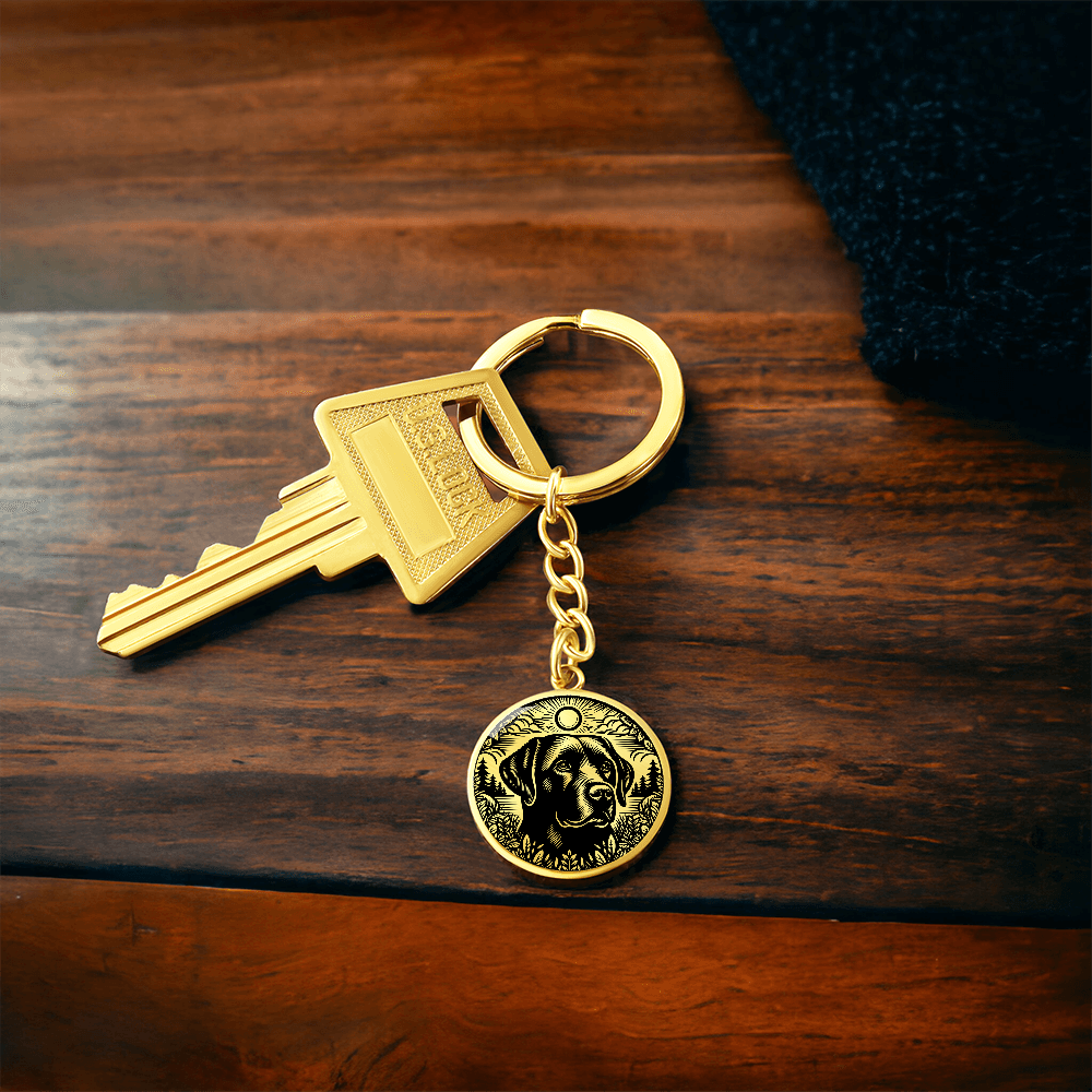 Labrador Retriever Memorial Keychain