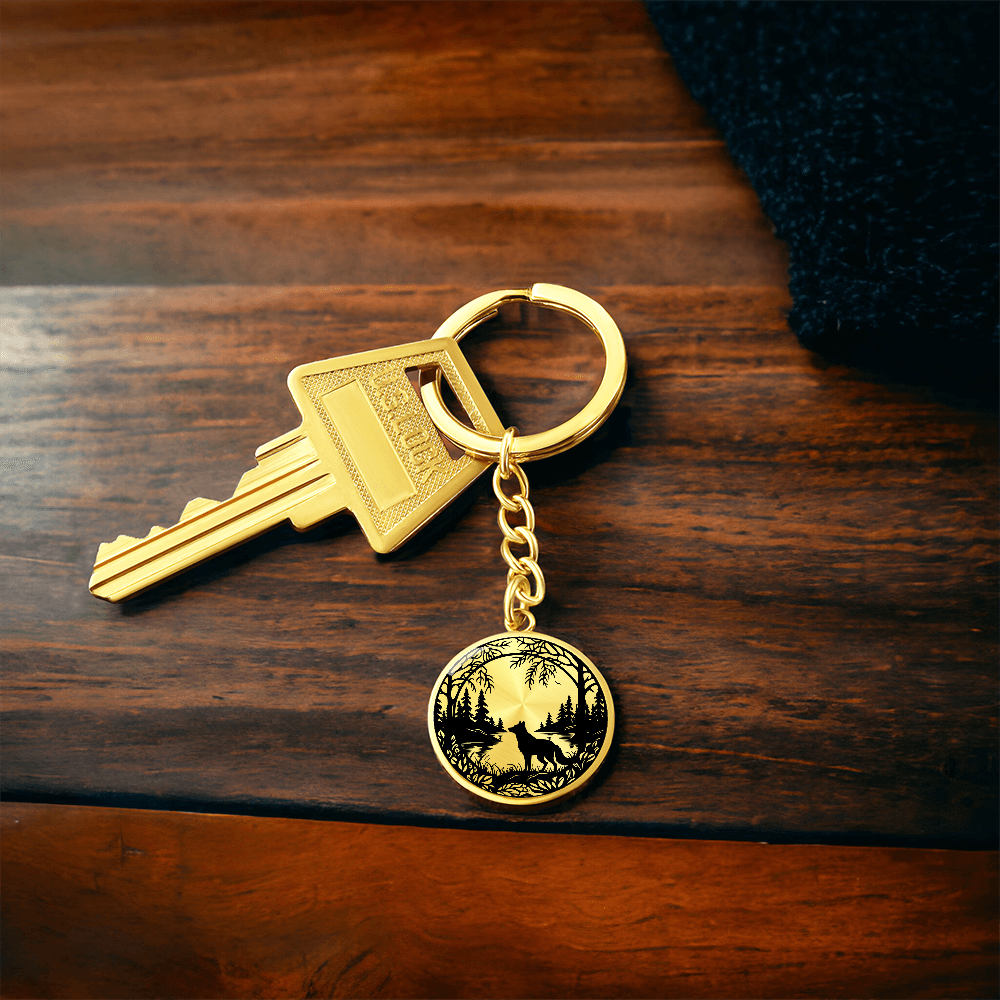 Wolf Keychain