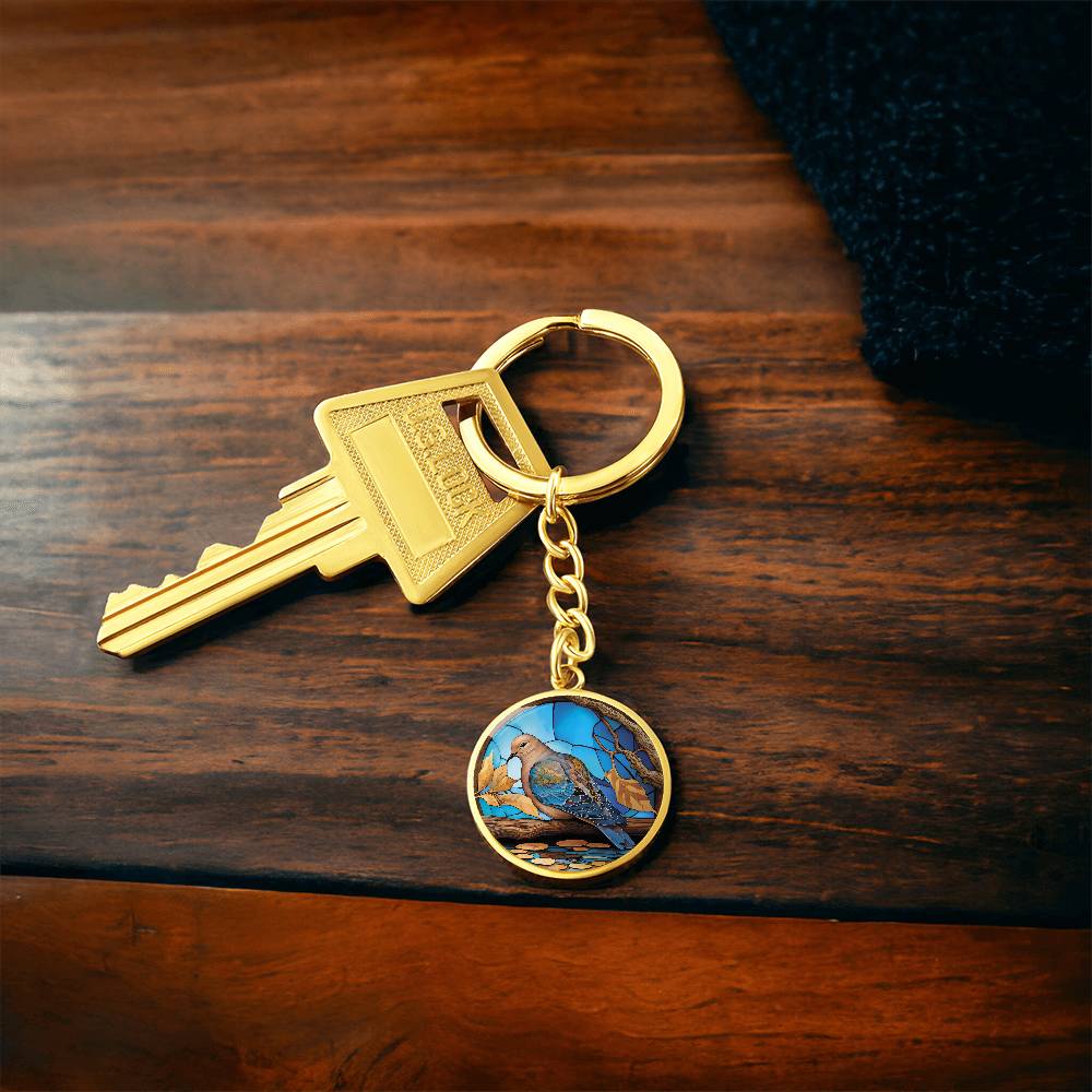 Mourning Dove Keychain