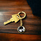 Moon and Rabbit Keychain