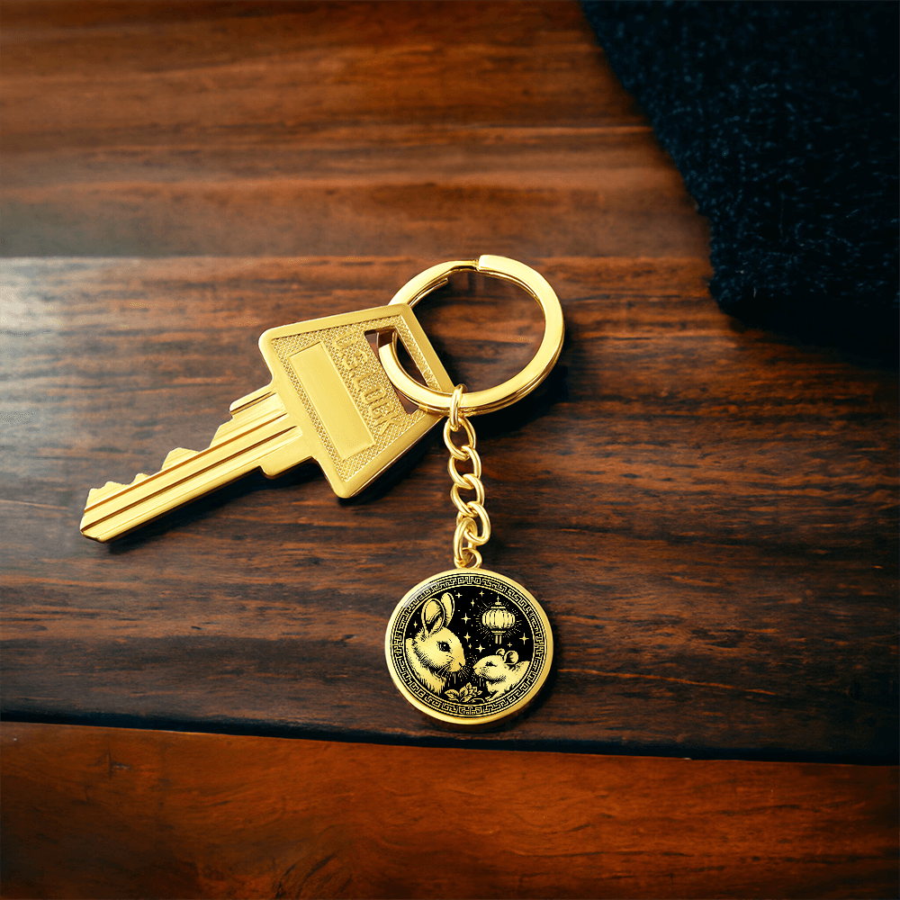 Rat & Rabbit Keychain