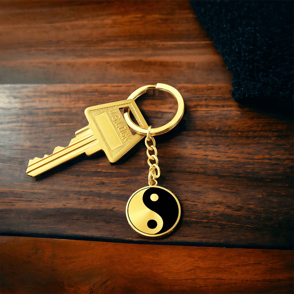 Yin Yang Keychain