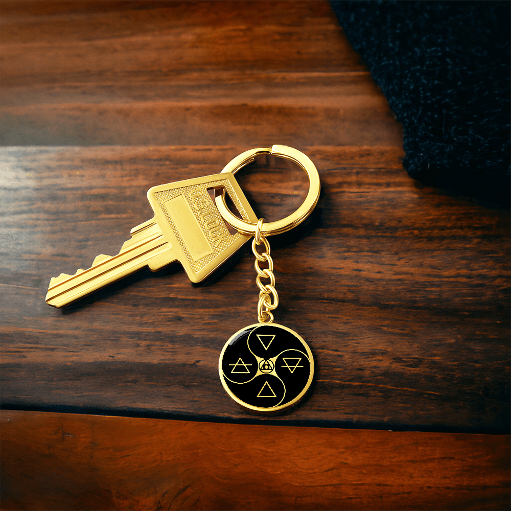 Alchemy Keychain - Philosopher's Stone Jewelry
