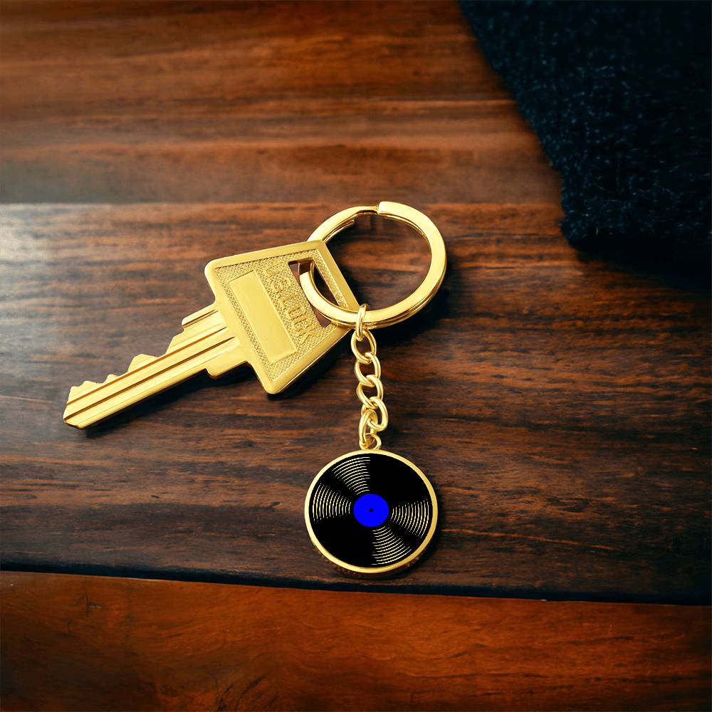 Vinyl Record Keychain