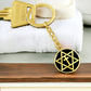Magen Cross Keychain, Meaningful Symbol of Faith & Heritage