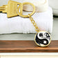 Sun and Moon Keychain