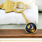 Capricorn Goat Keychain - Zodiac Pendant Jewelry