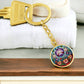 Halloween Morning Glory Keychain