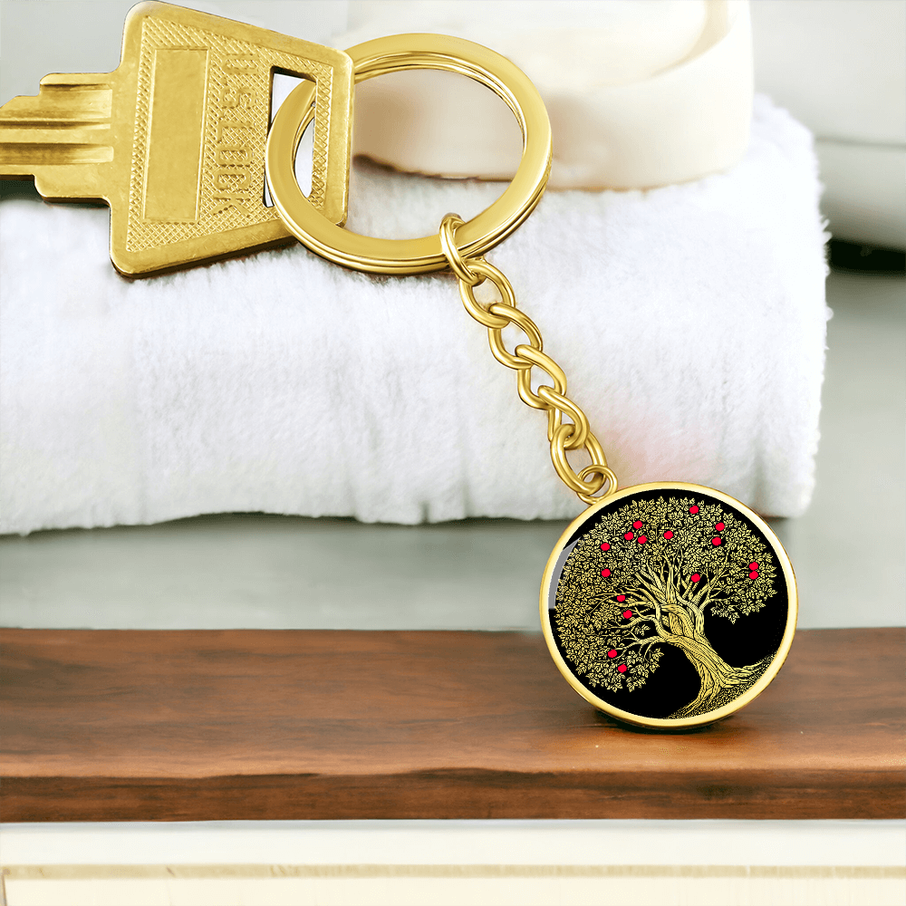 Apple Tree Keychain - Symbolic Jewelry
