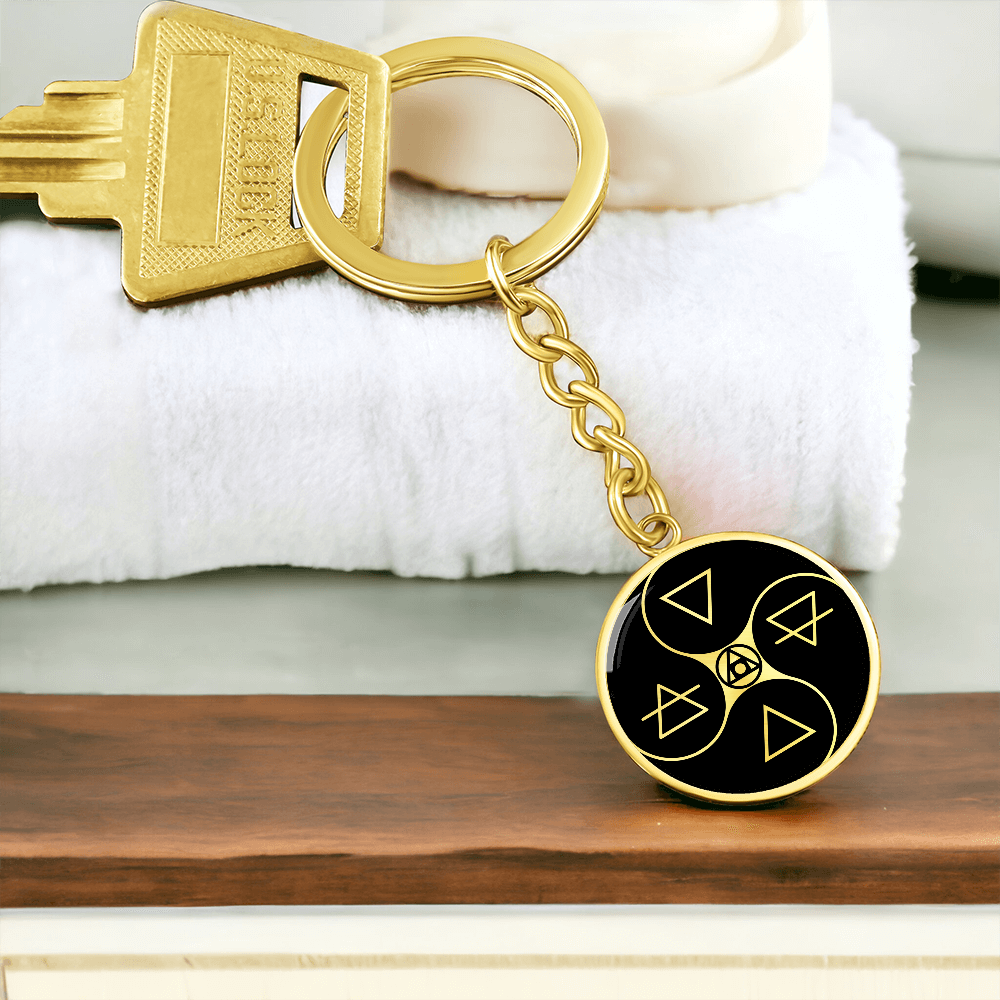 Alchemy Keychain - Philosopher's Stone Jewelry