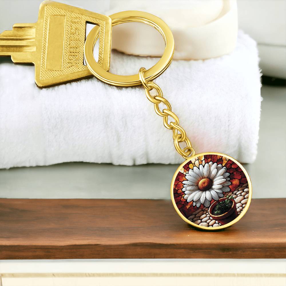 Daisy Keychain