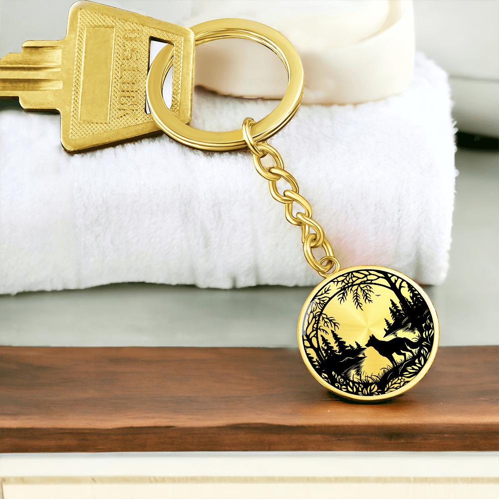 Wolf Keychain
