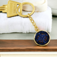 Blue Celtic Knot Keychain - Romantic Pendant Jewelry