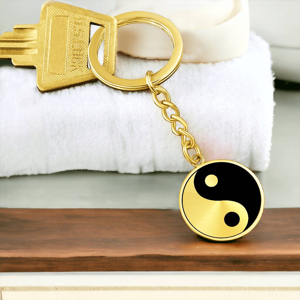 Yin Yang Keychain