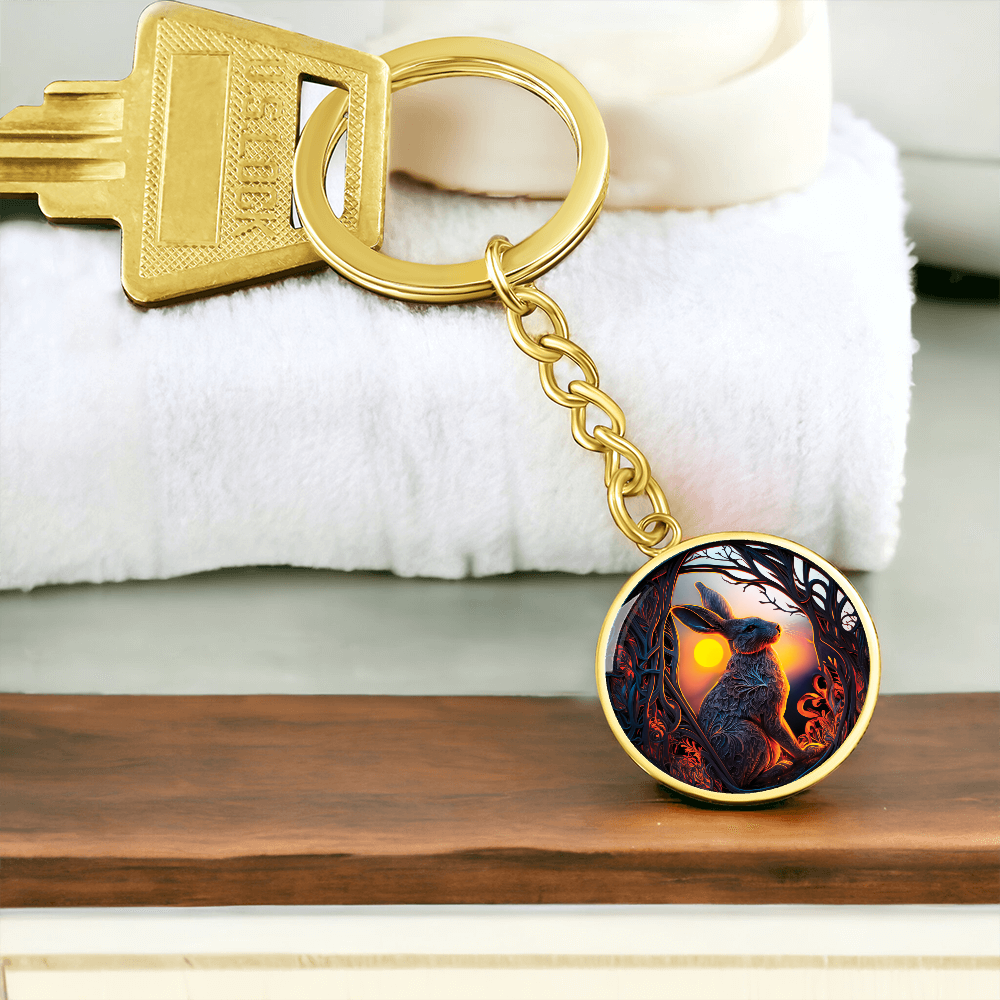 Rabbit Keychain - Chinese Zodiac Animal Pendant Jewelry