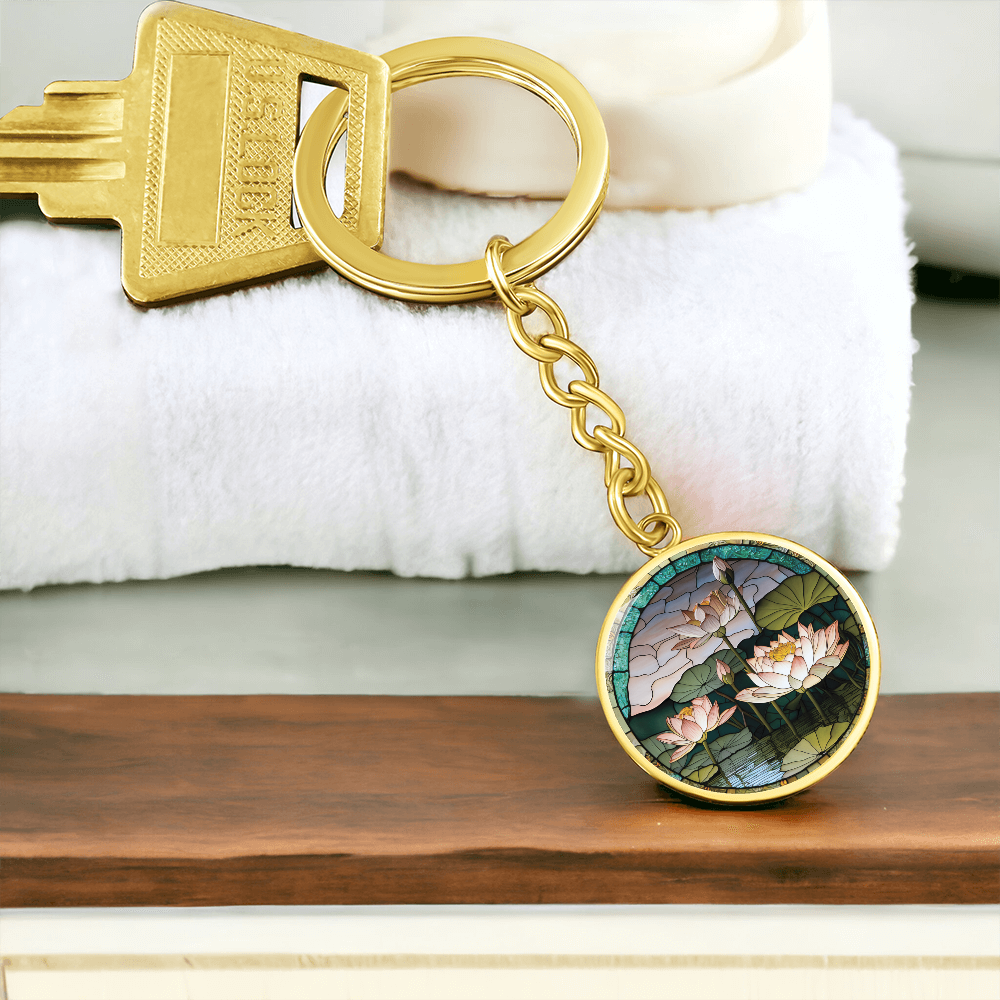 Water Lily Keychain