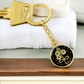 Infinity Larkspur Keychain