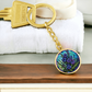 Larkspur Keychain