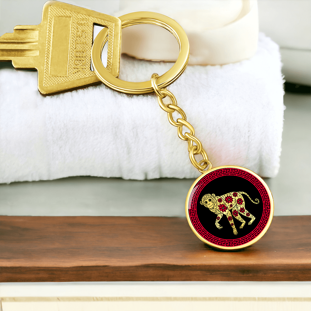 Monkey Keychain Chinese Zodiac Jewelry