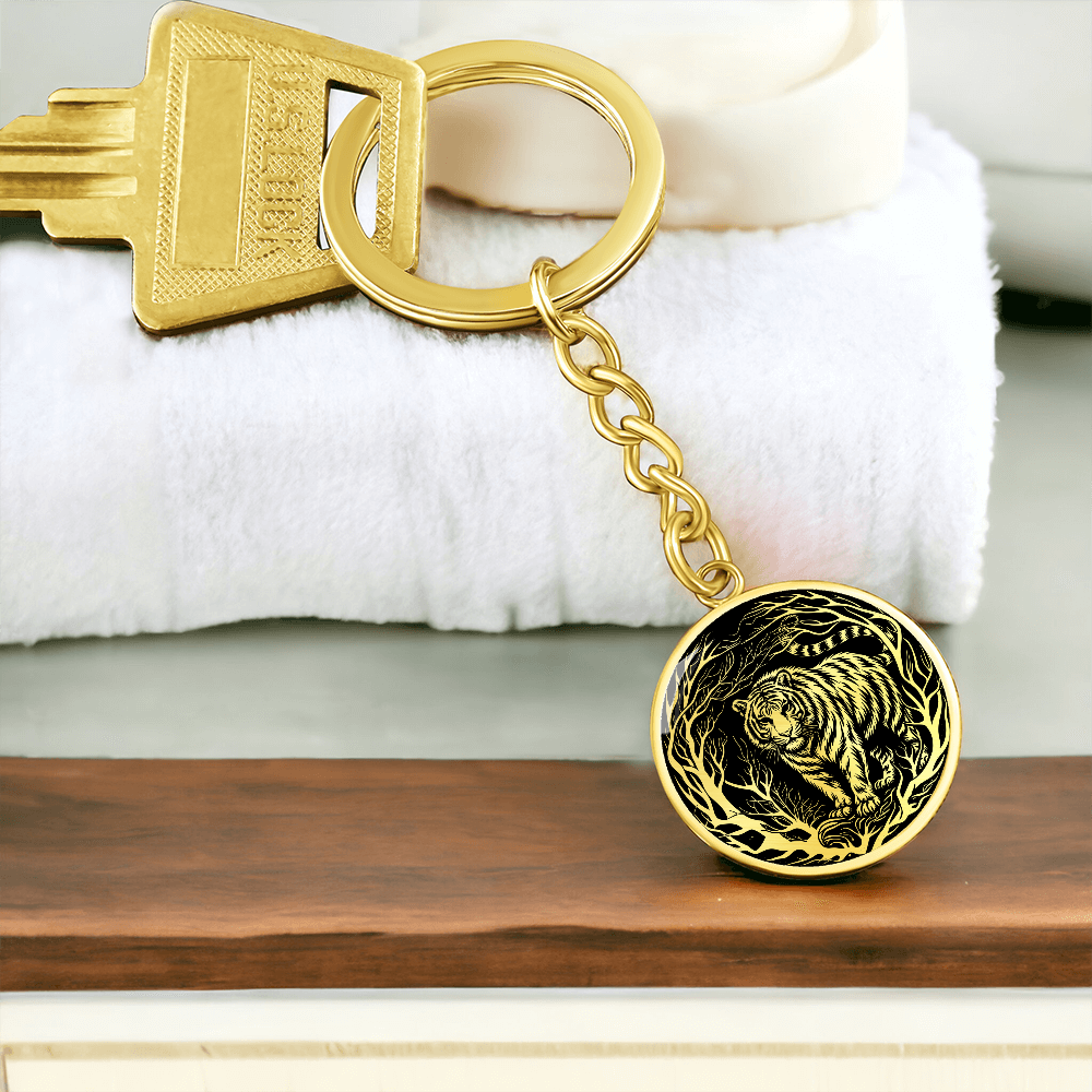Tiger Keychain - Forest Charm Pendant Jewelry