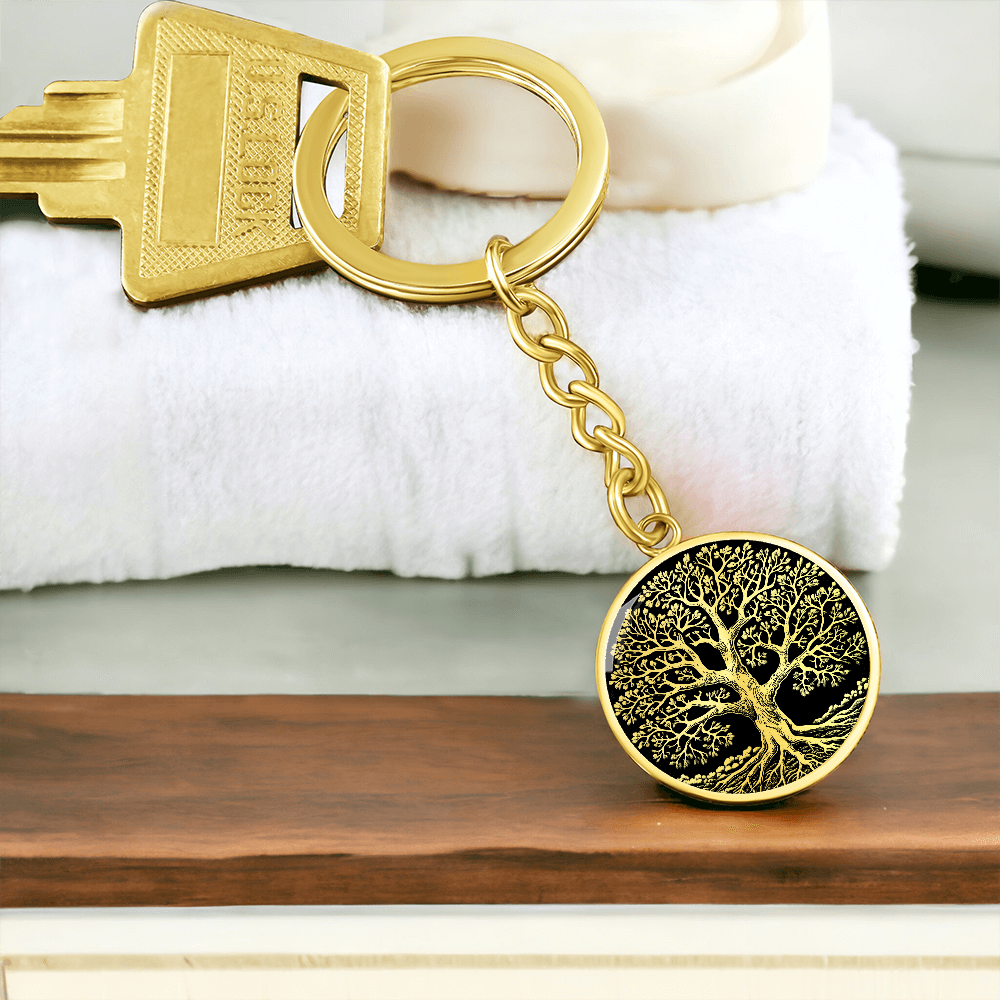 Oak Tree Keychain