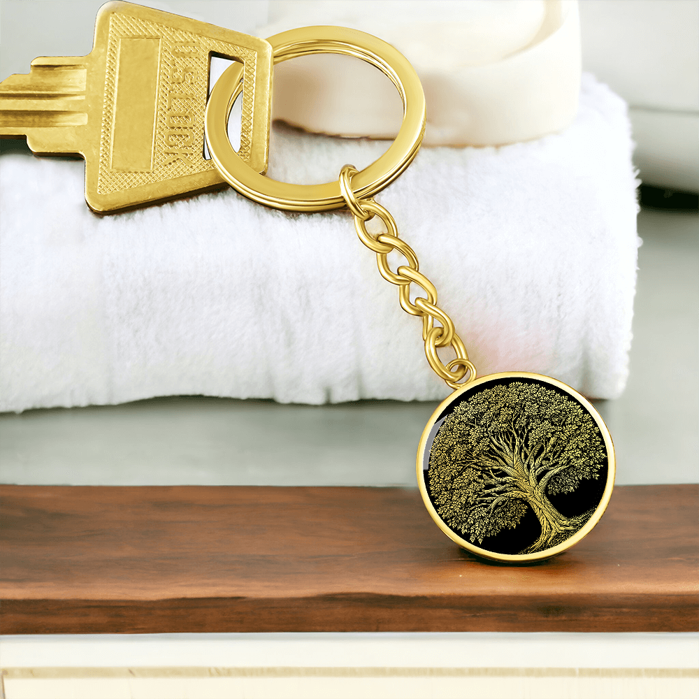Oak Tree Keychain