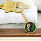 Easter Egg Keychain Blue