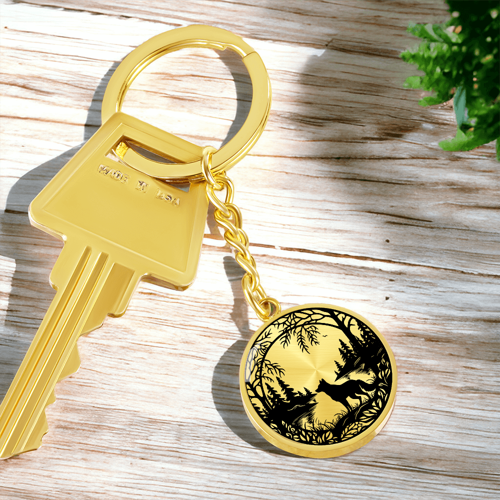 Wolf Keychain