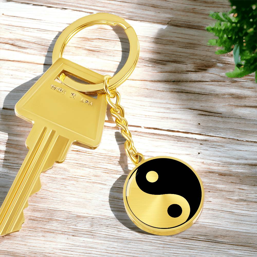 Yin Yang Keychain