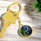 Nature & Circuit Yin Yang Pendant Keychain