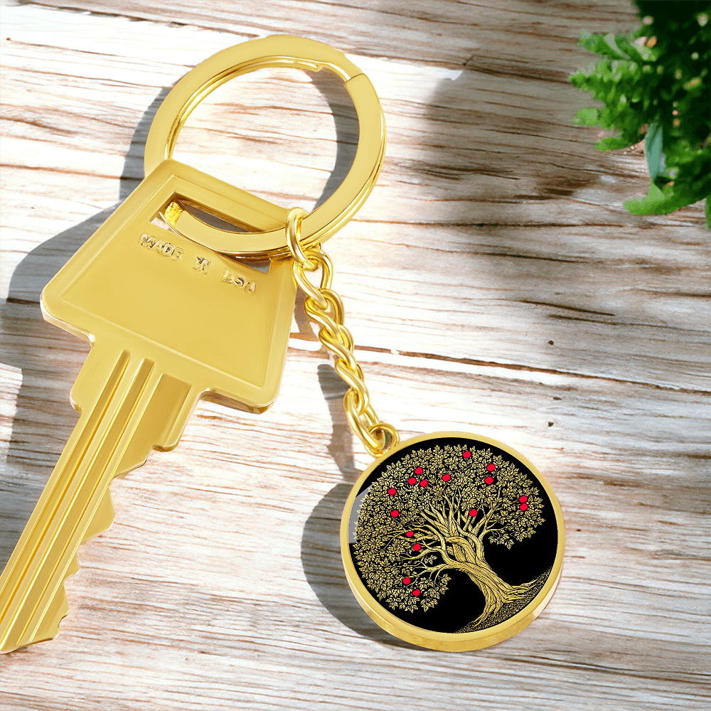 Apple Tree Keychain - Symbolic Jewelry