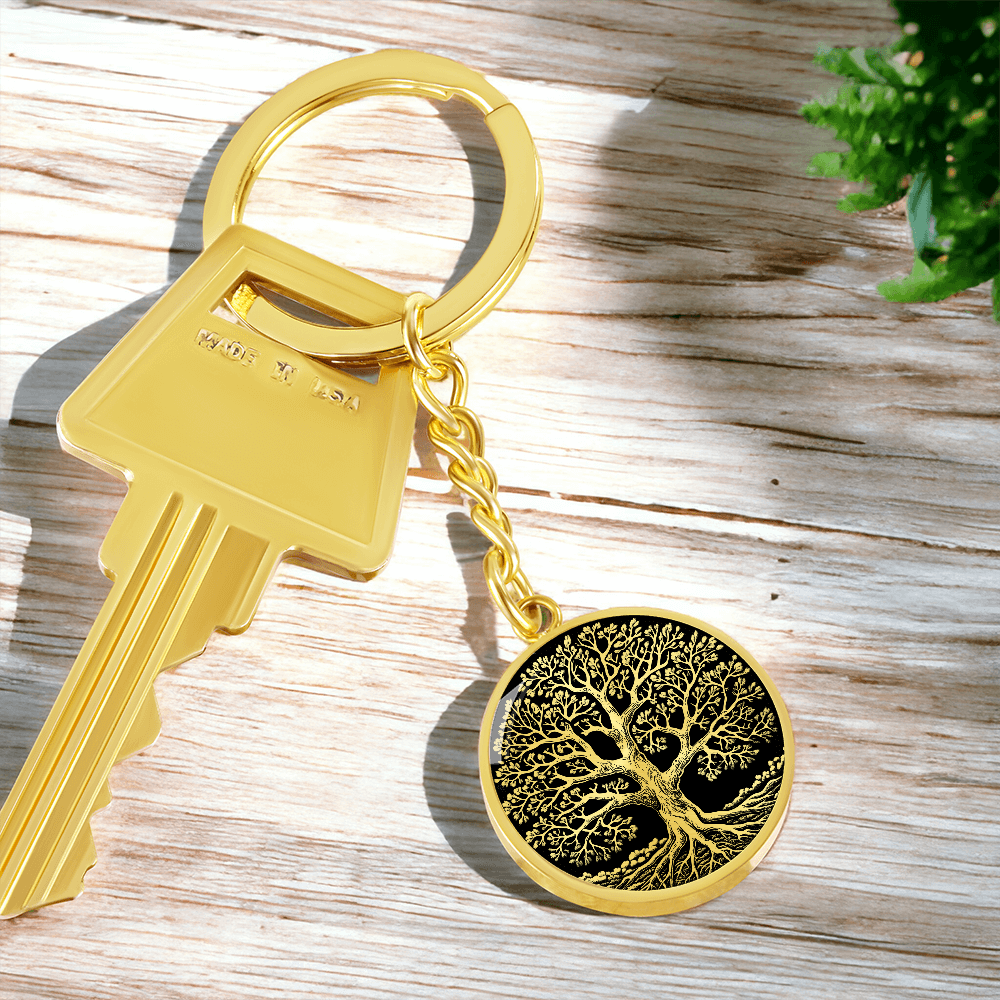 Oak Tree Keychain