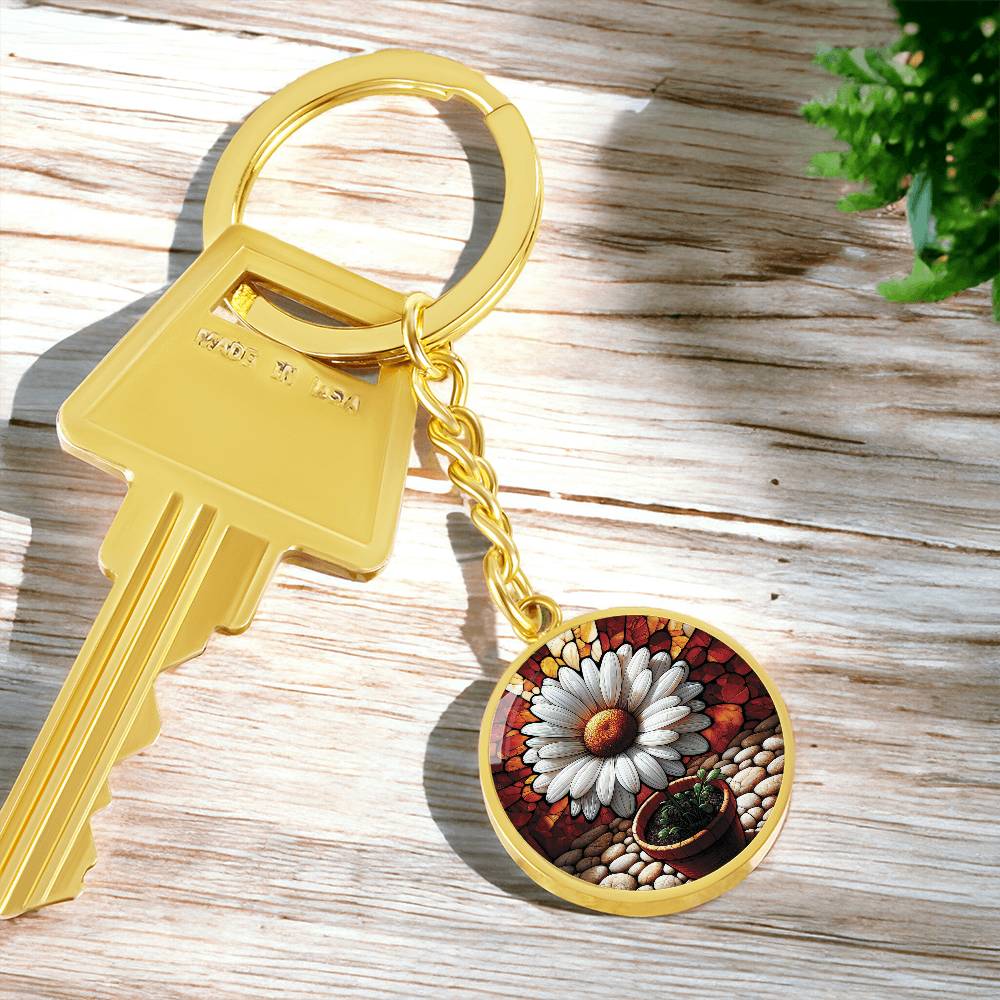 Daisy Keychain