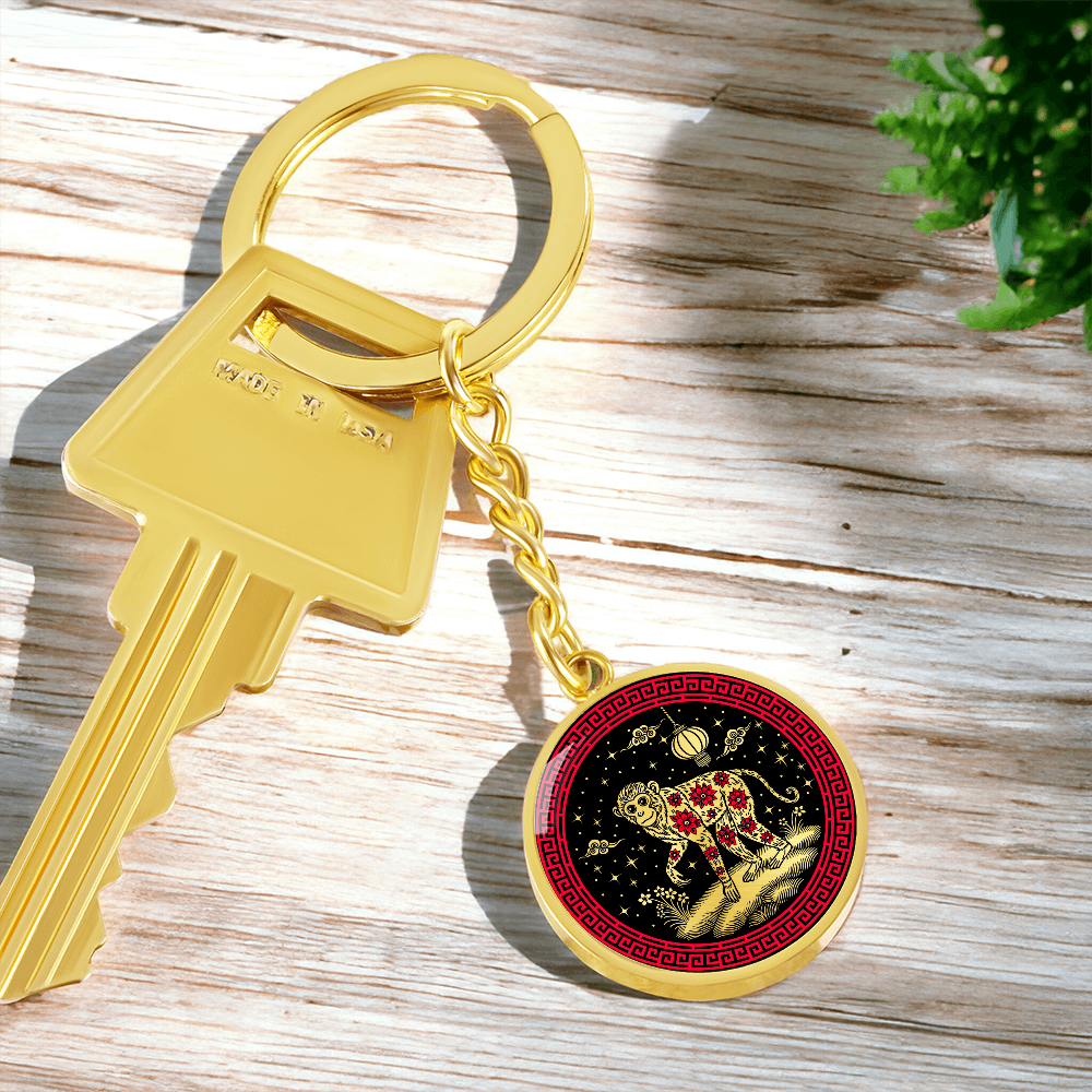 Monkey Keychain Chinese Zodiac Jewelry