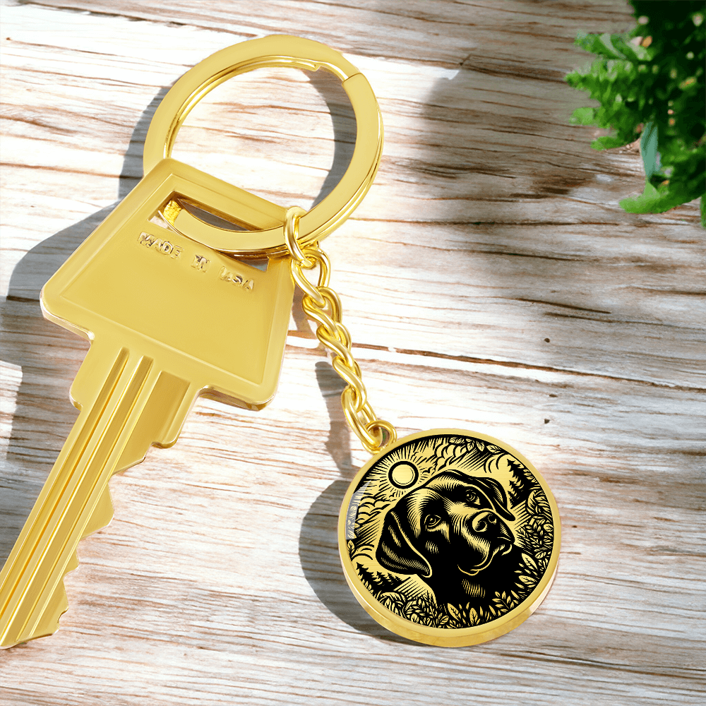 Labrador Retriever Memorial Keychain