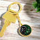Lily of the Valley Keychain - May Yin Yang Birth Flower Jewelry