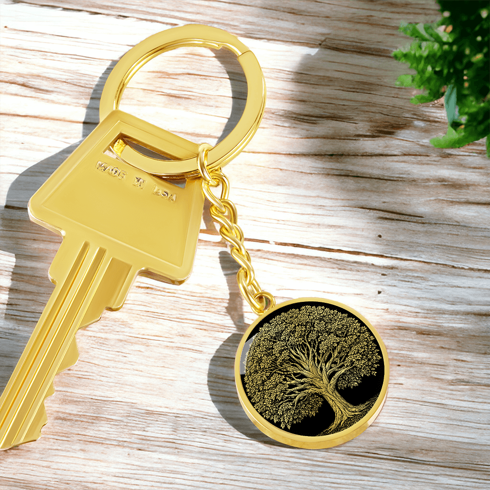 Oak Tree Keychain