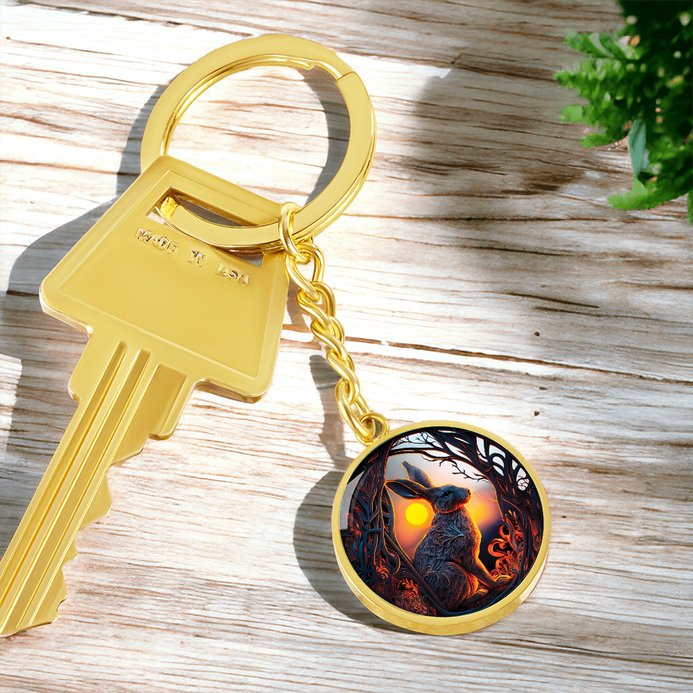 Rabbit Keychain - Chinese Zodiac Animal Pendant Jewelry