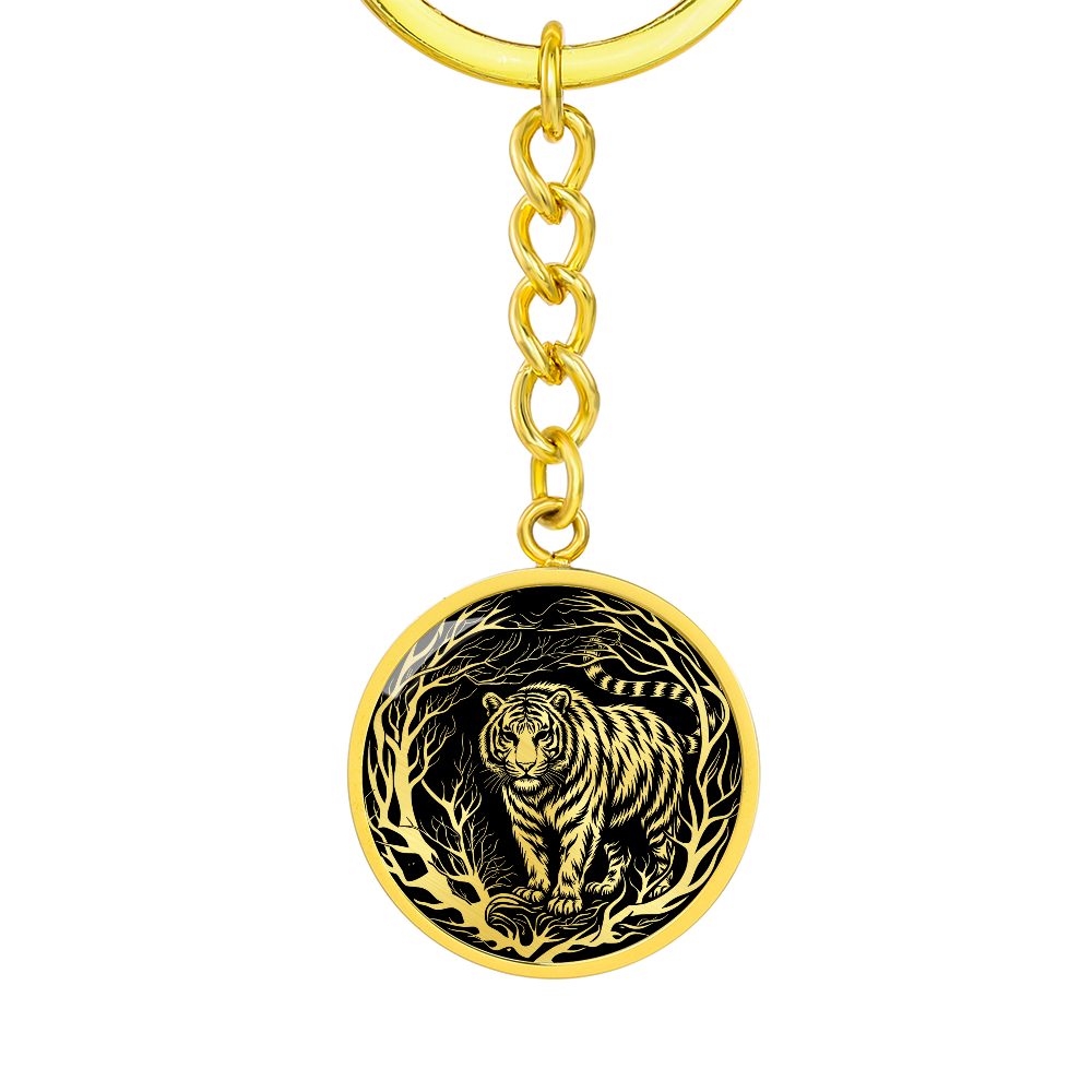 Tiger Keychain - Forest Charm Pendant Jewelry